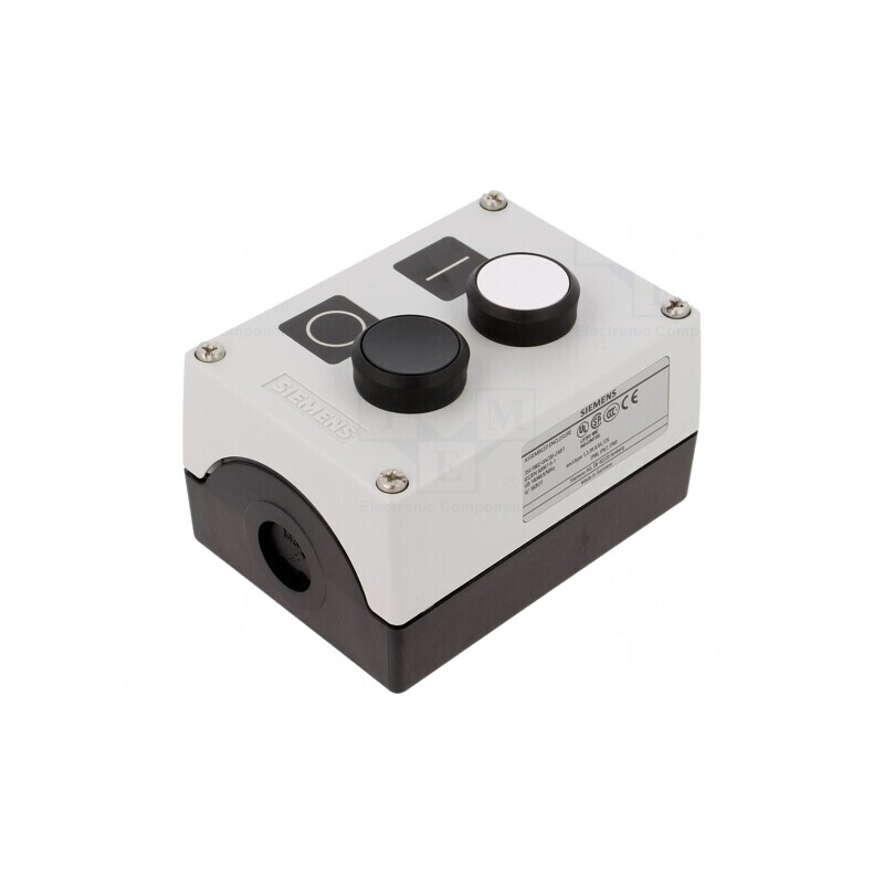 Casetă de comandă cu 2 butoane IP67 plastic | Electronic-mag.ro | Componente Electronice