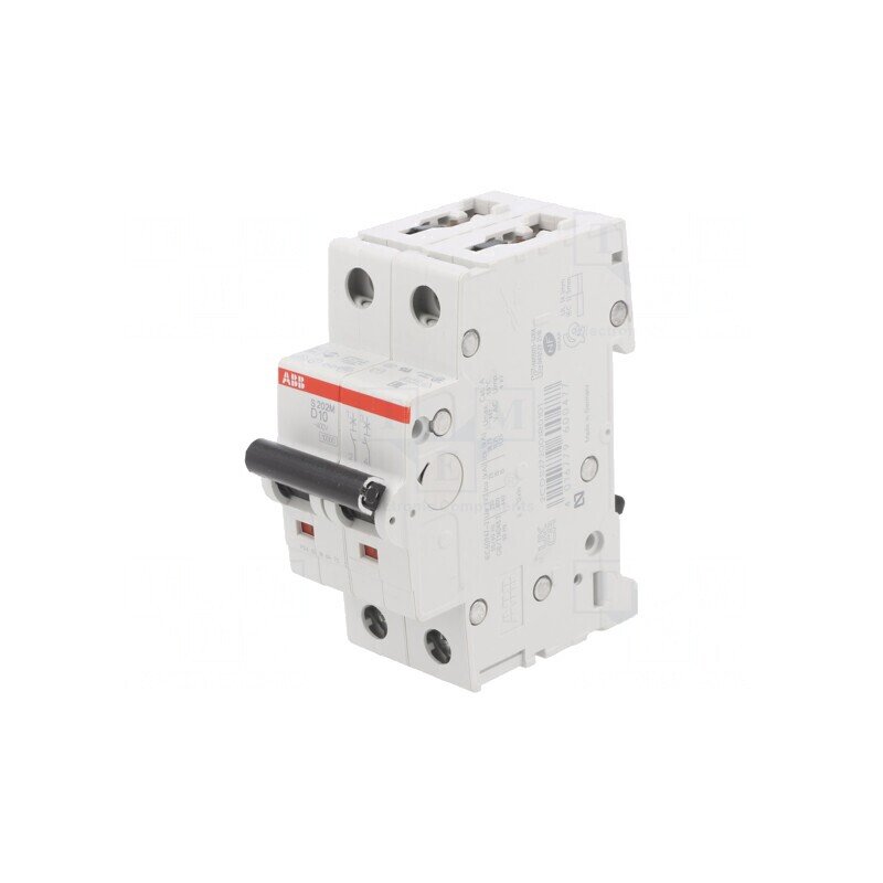 Întrerupător de supracurent 10A 2P D 400V | Electronic-mag.ro | Componente Electronice
