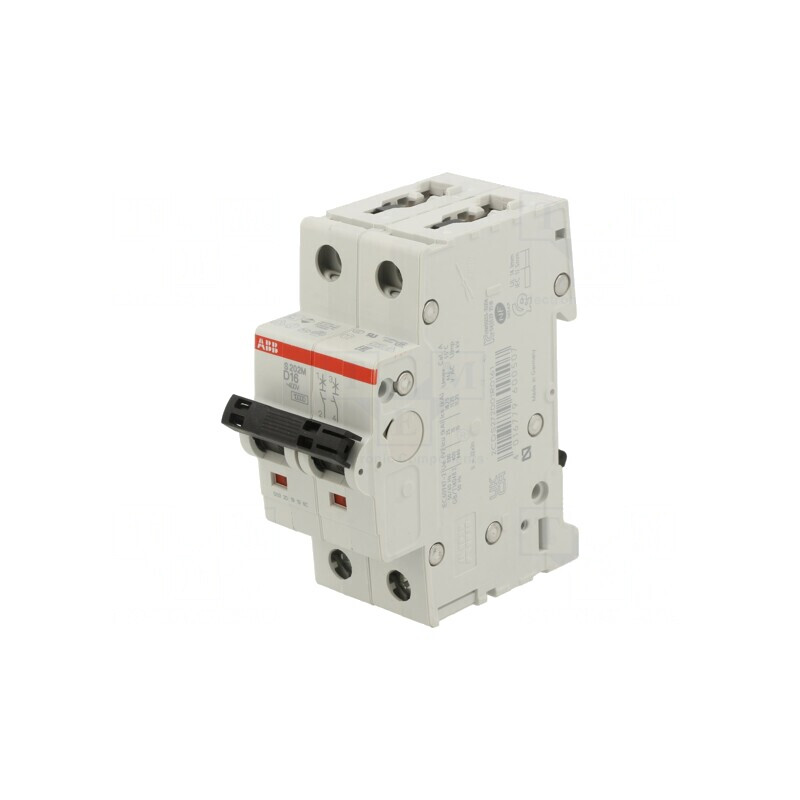 Întrerupător Supracurent 400VAC 16A 2 Poli D | Electronic-mag.ro | Componente Electronice