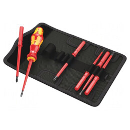Kit șurubelnițe izolate 6 buc cu etui | Electronic-mag.ro | Componente Electronice