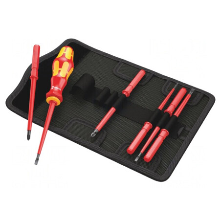 Kit șurubelnițe izolate 6 buc cu etui | Electronic-mag.ro | Componente Electronice