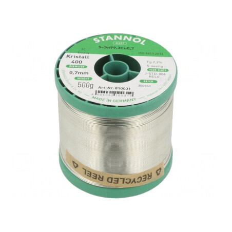 Sârmă de lipit fără plumb, 0,5kg, 700um | Electronic-mag.ro | Componente Electronice