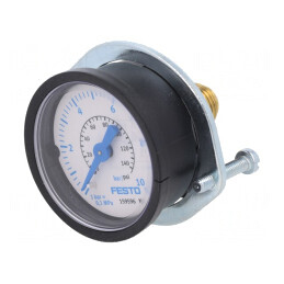 Manometru 0-10bar pentru lichide și gaze | Electronic-mag.ro | Componente Electronice