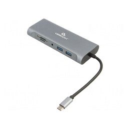 Adaptor USB 3.1 Cablexpert Negru 0.15m 5Gbps | Electronic-mag.ro | Componente Electronice