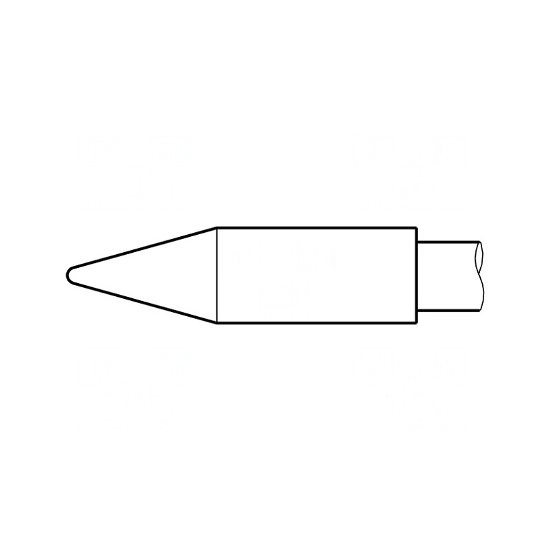 Vârf conic 1,7mm longlife C470001 | Electronic-mag.ro | Componente Electronice