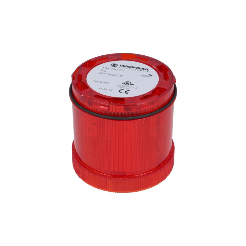 Semnalizator LED Roșu 24V IP65 | Electronic-mag.ro | Componente Electronice