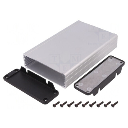 Carcasă aluminiu naturală 104x160x32mm | Electronic-mag.ro | Componente Electronice