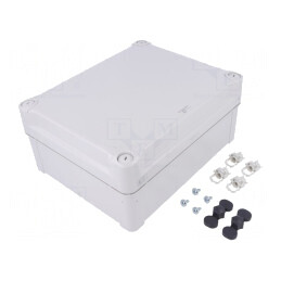 Carcasă universală policarbonat gri 194x241x107mm | Electronic-mag.ro | Componente Electronice