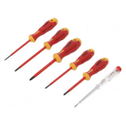 Set Șurubelnițe Izolate ERGONIC 5 Bucăți | Electronic-mag.ro | Componente Electronice