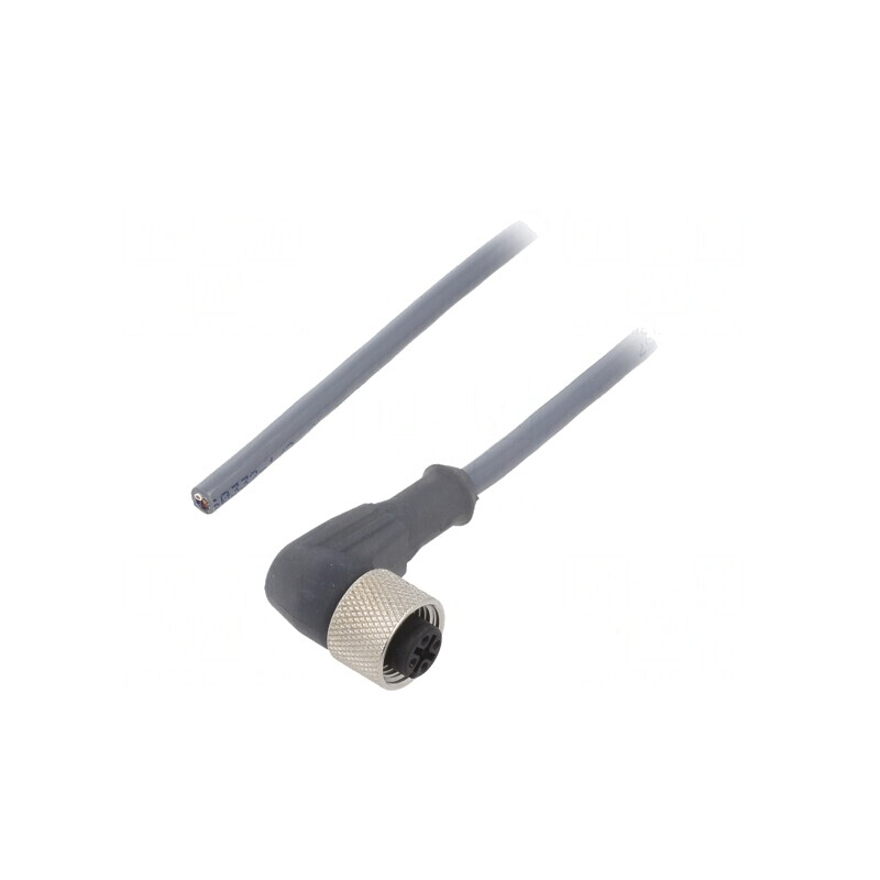 Cablu Conectare M12 4-Pin Unghi 20m 250VAC 2.2A | Electronic-mag.ro | Componente Electronice