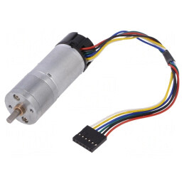 Motor DC cu Codificator și Transmisie 12V 75:1 Metal Geared | Electronic-mag.ro | Componente Electronice