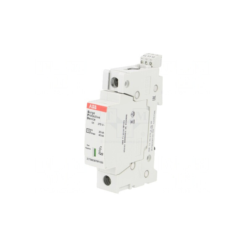 Limitator de Supratensiuni Tip 2 40kA pentru Șină DIN | Electronic-mag.ro | Componente Electronice Limitator de Supratensiuni Tip 2 40kA pentru Șină DIN | Electronic-mag.ro | Componente Electronice