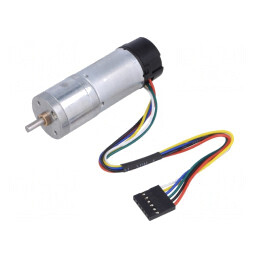 Motor DC cu Codificator și Transmisie 12V 227:1 METAL GEARMOTOR | Electronic-mag.ro | Componente Electronice