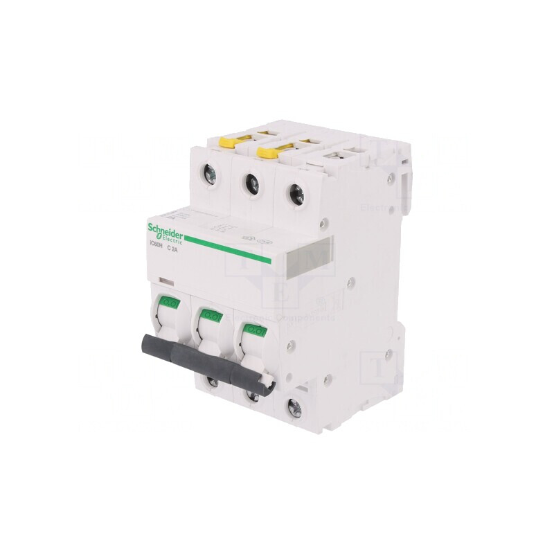 Întrerupător de Supracurent 400VAC 2A 3 Poli C | Electronic-mag.ro | Componente Electronice