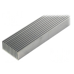 Radiator extrudat cu aripioare naturale 1000mm x 45mm | Electronic-mag.ro | Componente Electronice