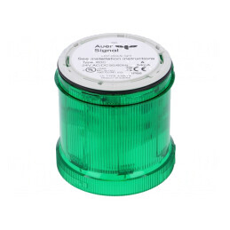 Semnalizator LED Verde 24V IP66 Ø73x76mm | Electronic-mag.ro | Componente Electronice
