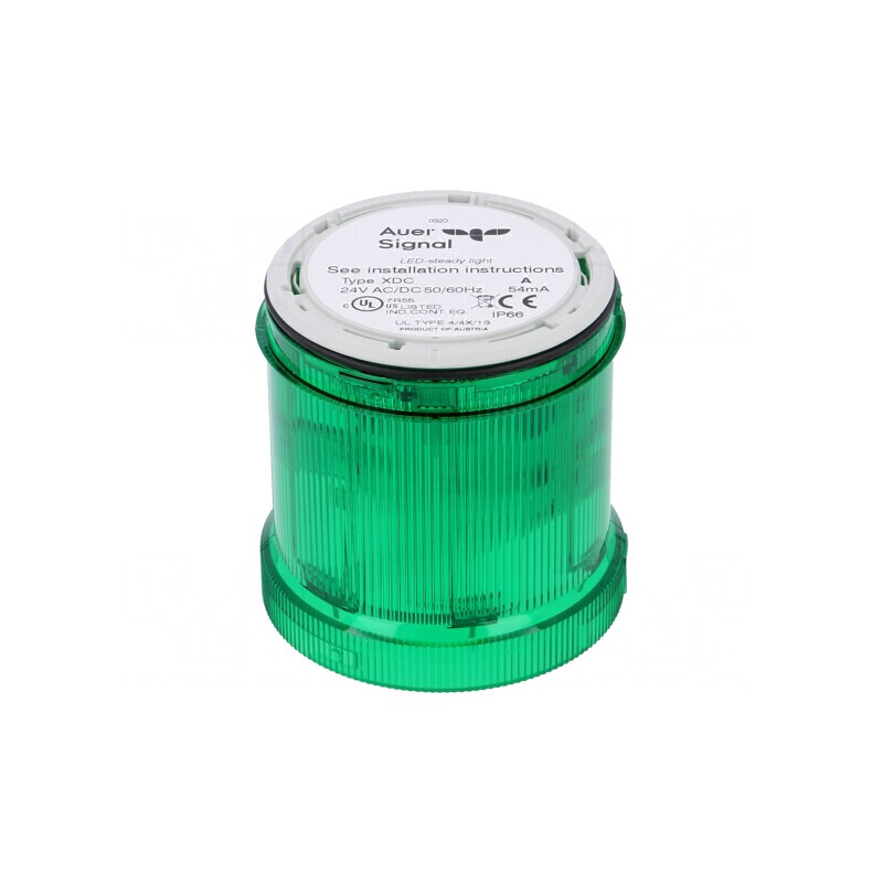 Semnalizator LED Verde 24V IP66 Ø73x76mm | Electronic-mag.ro | Componente Electronice