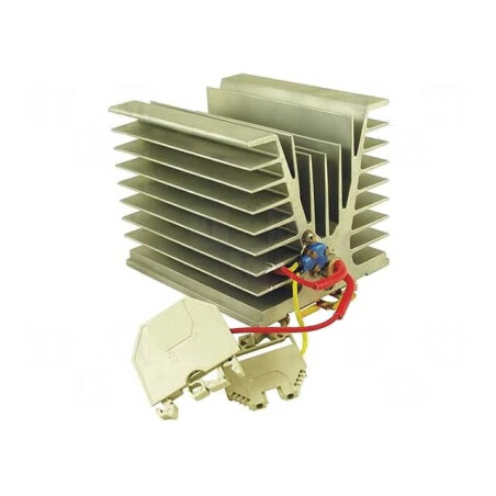 Aparat de Încălzire cu Radiator 60W 230V pentru Șină DIN | Electronic-mag.ro | Componente Electronice
