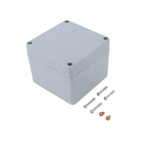 Carcasă Universală Aluminiu IP68 100x100x81mm | Electronic-mag.ro | Componente Electronice