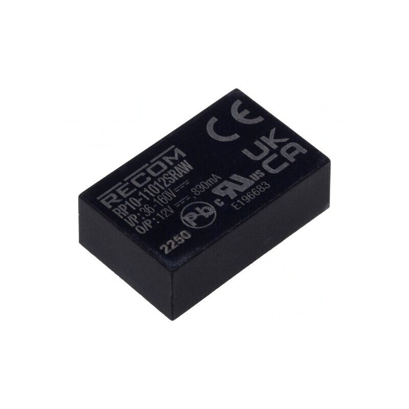 Convertor DC/DC 10W 36-160V la 12V 830mA | Electronic-mag.ro | Componente Electronice