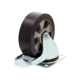 Roată de Transport Poliuretan 500kg 160mm | Electronic-mag.ro | Componente Electronice