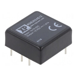 Convertor DC/DC 20W 13-70V la 12V 1670mA THT | Electronic-mag.ro | Componente Electronice
