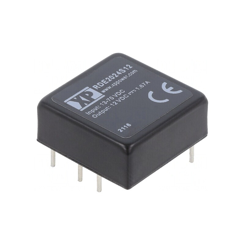 Convertor DC/DC 20W 13-70V la 12V 1670mA THT | Electronic-mag.ro | Componente Electronice