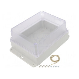 Carcasă Universală cu Lame de Fixare 146x186x90 mm | Electronic-mag.ro | Componente Electronice
