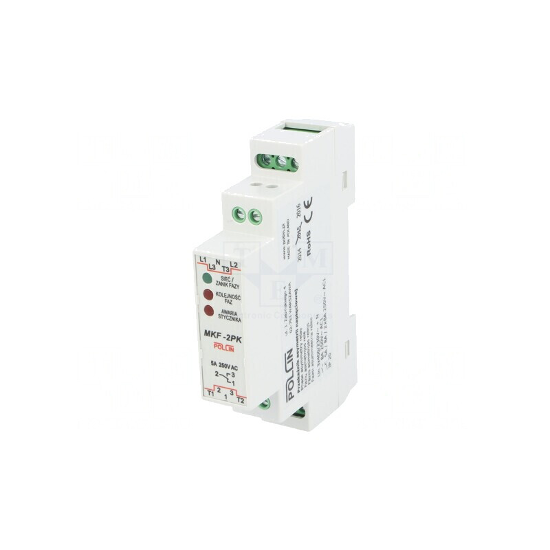 Releu Monitorizare Tensiune DIN SPDT MKF-2PK | Electronic-mag.ro | Componente Electronice Releu Monitorizare Tensiune DIN SPDT MKF-2PK | Electronic-mag.ro | Componente Electronice