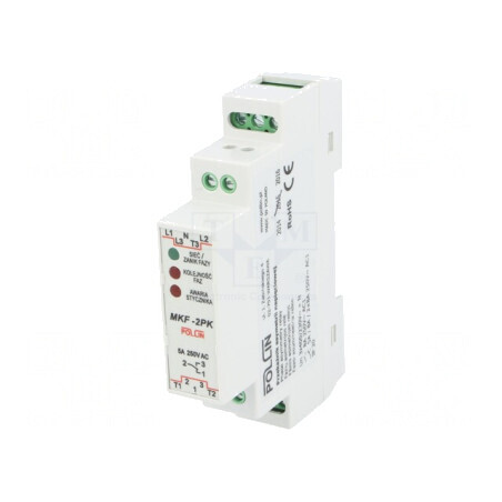 Releu Monitorizare Tensiune DIN SPDT MKF-2PK | Electronic-mag.ro | Componente Electronice
