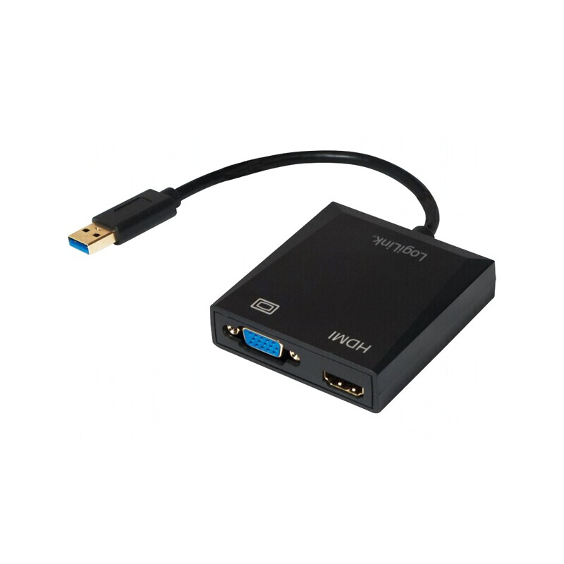 Adaptor USB 2.0/3.0 Negru | Electronic-mag.ro | Componente Electronice