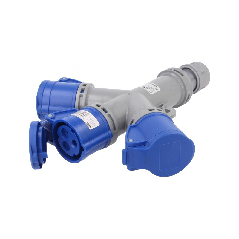 Conector alimentare AC 16A 230V IP44 | Electronic-mag.ro | Componente Electronice