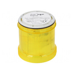 Semnalizator LED Galben 24V 24VAC IP66 Ø73x76mm | Electronic-mag.ro | Componente Electronice