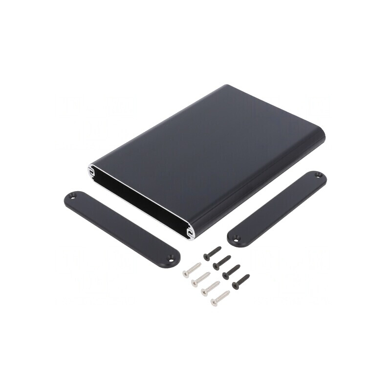 Carcasă aluminiu neagră 100x144x16mm | Electronic-mag.ro | Componente Electronice Carcasă aluminiu neagră 100x144x16mm | Electronic-mag.ro | Componente Electronice