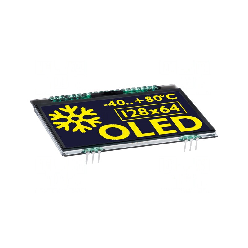 OLED Grafic 2.9" 128x64 Galben 68x51mm | Electronic-mag.ro | Componente Electronice OLED Grafic 2.9" 128x64 Galben 68x51mm | Electronic-mag.ro | Componente Electronice