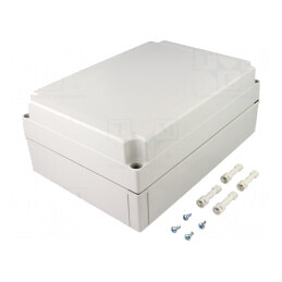 Carcasă Universală Gri ABS 180x255x100mm | Electronic-mag.ro | Componente Electronice