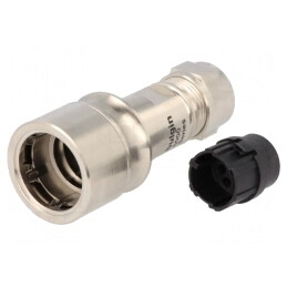 Conector circular mufă tată 8 pini fără contacte pe cablu | Electronic-mag.ro | Componente Electronice