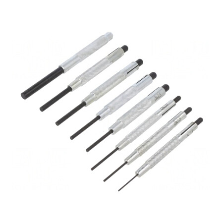 Kit Poansoane Scoatere Dibluri Bolțuri Șplinturi 8 Bucăți | Electronic-mag.ro | Componente Electronice