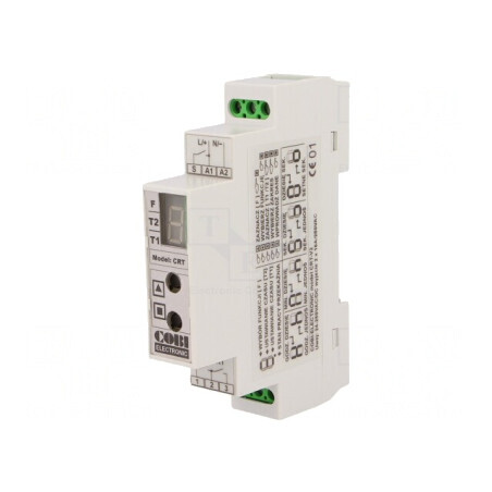 Timer Interval 0.01s-100h NO x2 24-250V AC/DC CRT-V2 | Electronic-mag.ro | Componente Electronice