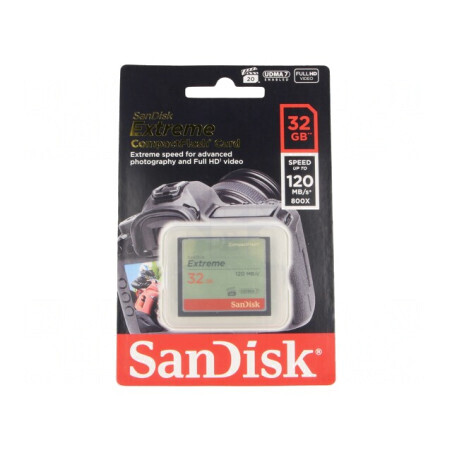 Card memorie Compact Flash 32GB 120MB/s | Electronic-mag.ro | Componente Electronice