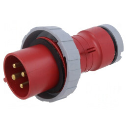 Conector AC Trifazat Mufă Tată Pe Cablu | Electronic-mag.ro | Componente Electronice