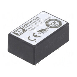 Convertor: DC/DC 10W Uintr: 9÷18V Uieş: 12VDC Iieş: 833mA DIP24, JHM1012S12 | Electronic-mag.ro | Componente Electronice