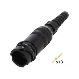 Conector Circular Mufă 16mm 13 Pini Aurit | Electronic-mag.ro | Componente Electronice