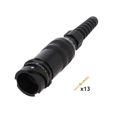 Conector Circular Mufă 16mm 13 Pini Aurit | Electronic-mag.ro | Componente Electronice