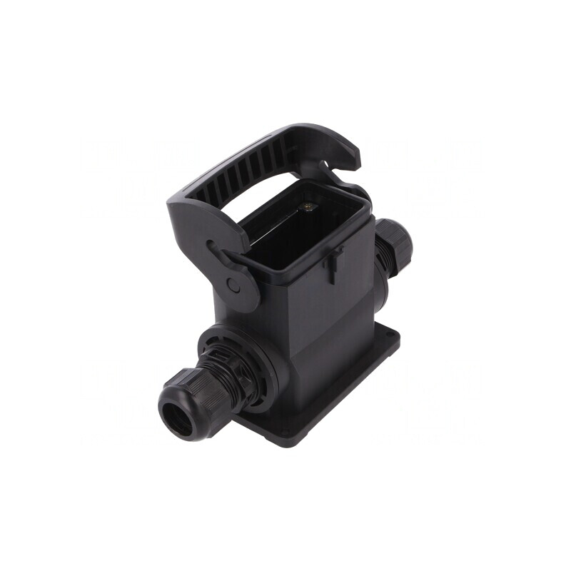 Carcasă pentru conectori HDC Han-Eco B 10B drept | Electronic-mag.ro | Componente Electronice