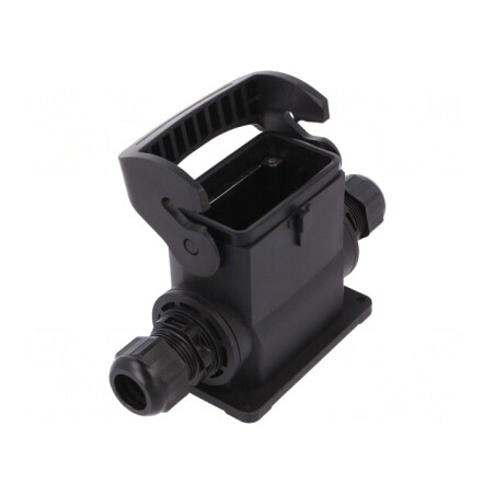 Carcasă pentru conectori HDC Han-Eco B 10B drept | Electronic-mag.ro | Componente Electronice