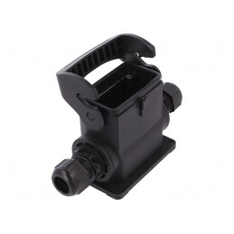 Carcasă pentru conectori HDC Han-Eco B 10B drept | Electronic-mag.ro | Componente Electronice
