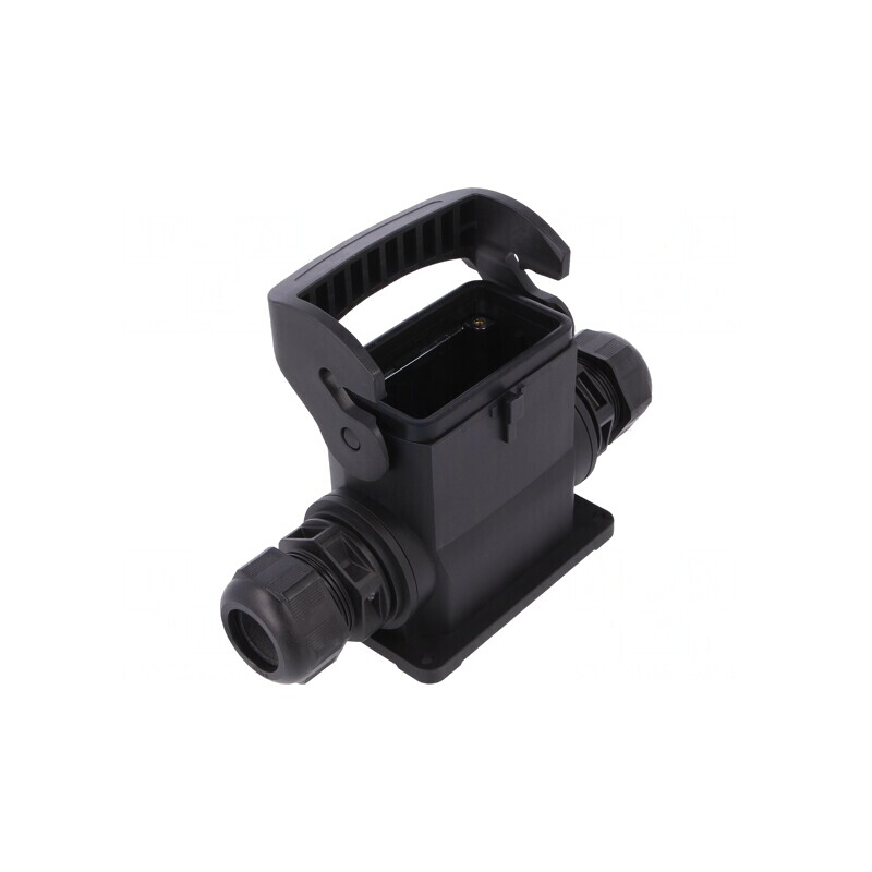 Carcasă pentru conectori HDC Han-Eco B 10B drept | Electronic-mag.ro | Componente Electronice