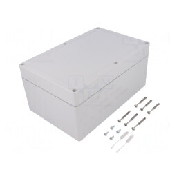 Carcasă universală ABS gri 162x252x120 mm | Electronic-mag.ro | Componente Electronice
