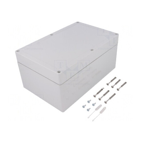 Carcasă universală ABS gri 162x252x120 mm | Electronic-mag.ro | Componente Electronice